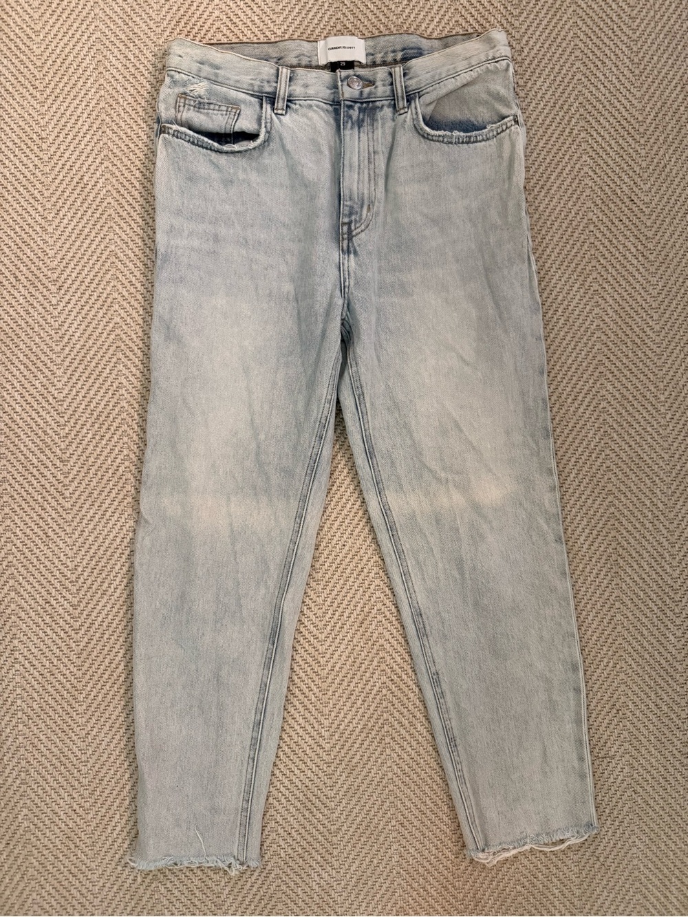 Current/Elliott Light Blue Boyfriend Jeans